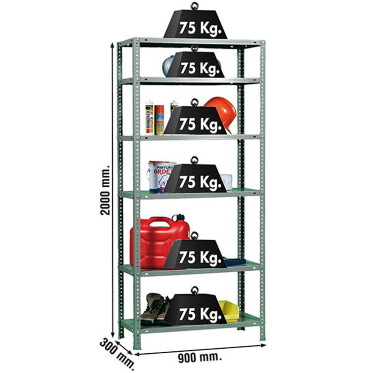 WFX Utility 6 shelf Shelving Unit Wayfair.co.uk